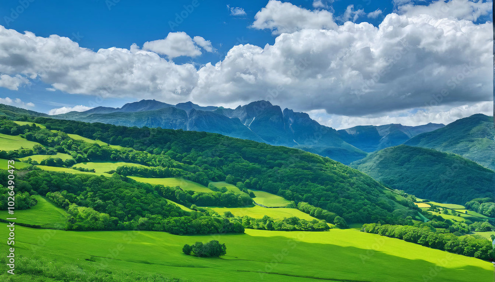 Naklejka premium Paisaje natural