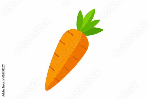 carrot Daucus Carota's creative vector design