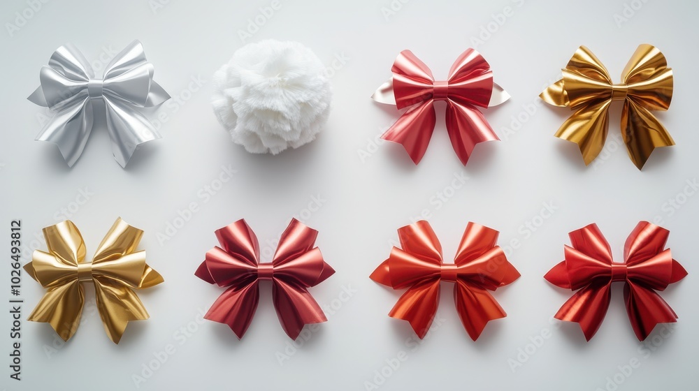 The Colorful Bows Display The Colorful Bows Display