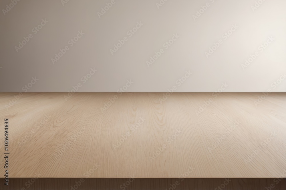 Empty wooden table with blurry background for product display Empty wooden table with blurry background for product display