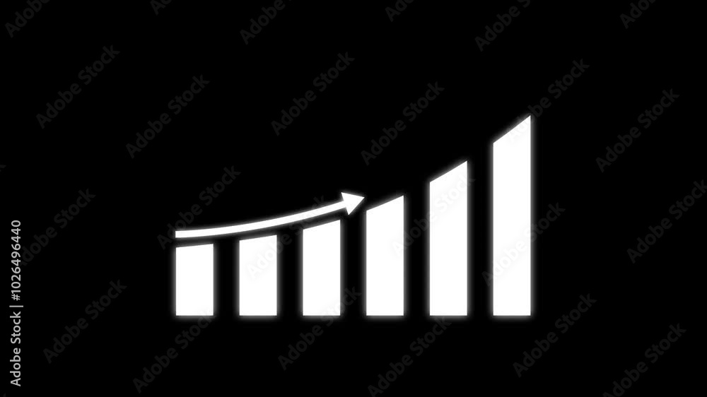 Success business graphs and financial business growth concept animation. Business digital info graph trend. Growing business concept animation. Business success glowing graph presentation Success business graphs and financial business growth concept animation. Business digital info graph trend. Growing business concept animation. Business success glowing graph presentation