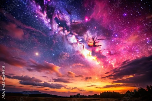 Abstract Starlight and Clouds - Stunning Low Light Photography for Marketing and Presentations