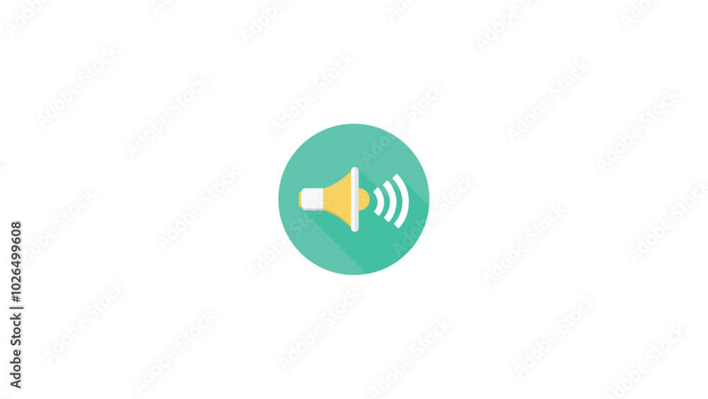 speaker flat icon isolated on a white background speaker flat icon isolated on a white background