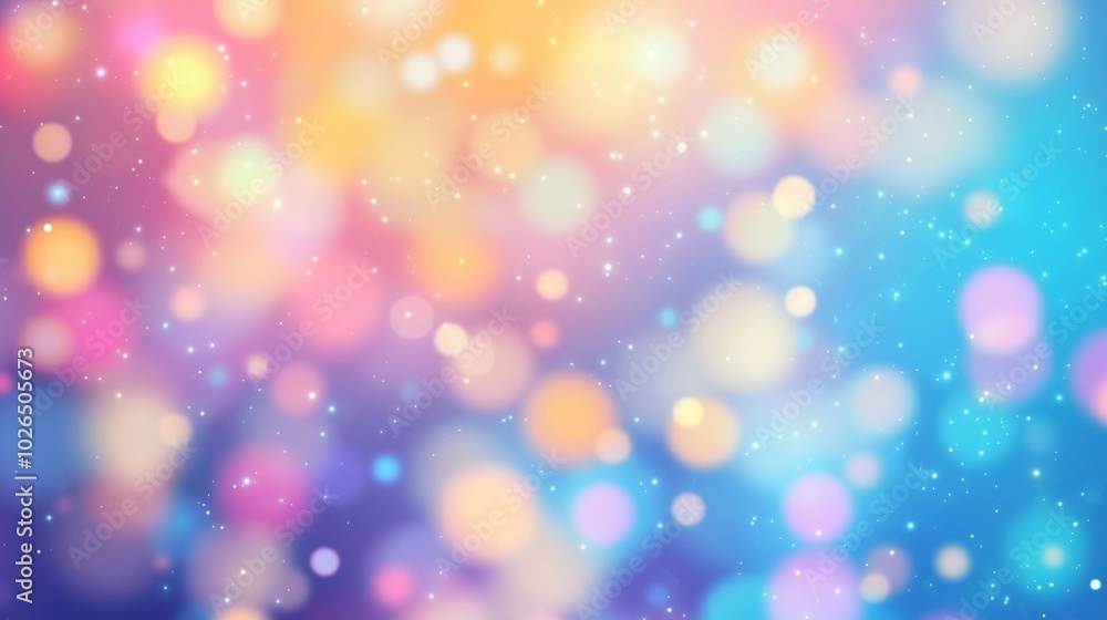 A Beautiful Display of Colorful and Soft Lights in an Abstract Design A Beautiful Display of Colorful and Soft Lights in an Abstract Design