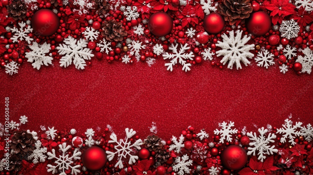 The Festive Red Decoration Scene The Festive Red Decoration Scene