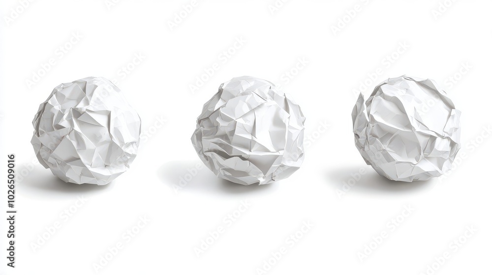 Abstract White Geometric Shapes Abstract White Geometric Shapes