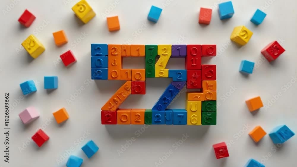 blocks spell out word blocks spell out word