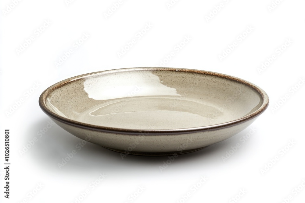 A close-up view of a bowl on a white surface