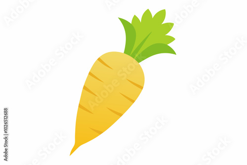 Parsnip pestinaca sativa creative vector design