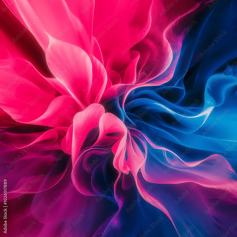 Obraz premium Abstract color background, beautiful lines and blur