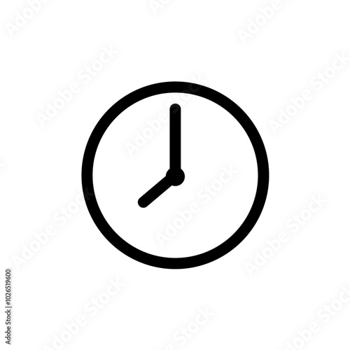 clock, time - vector icon