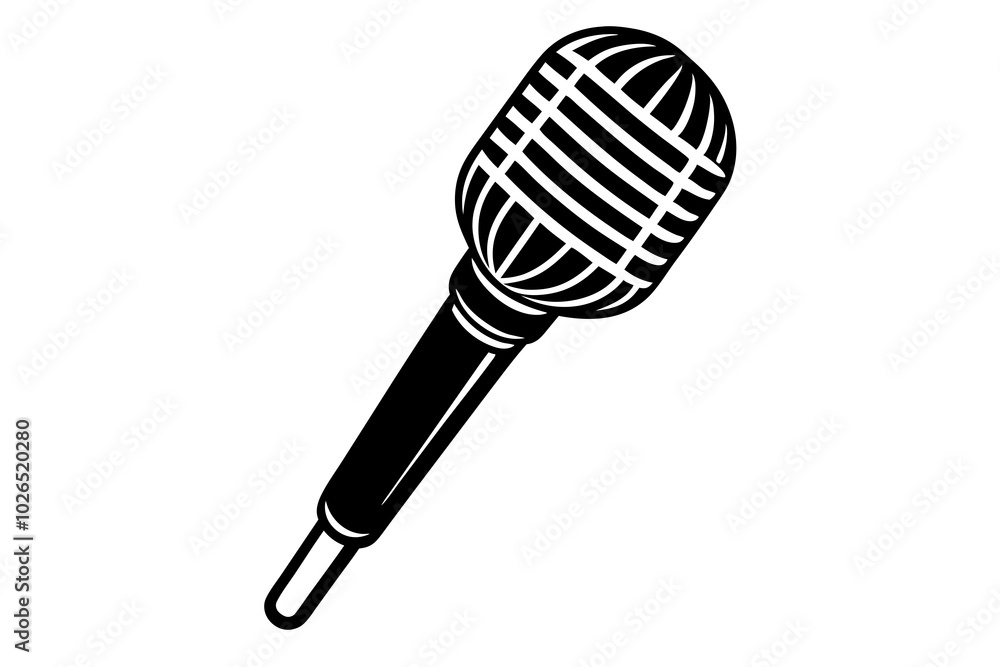 microphone isolated on white background microphone isolated on white background