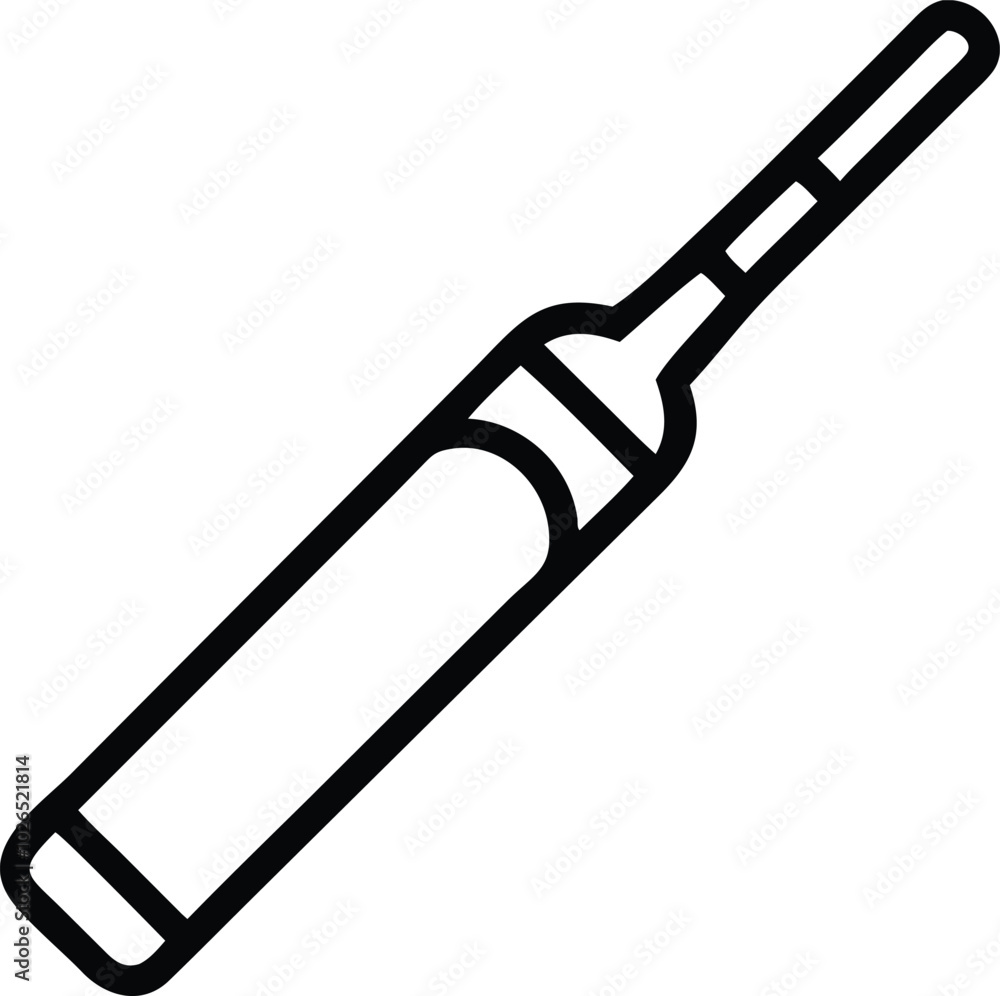 a cricket bat icon a cricket bat icon