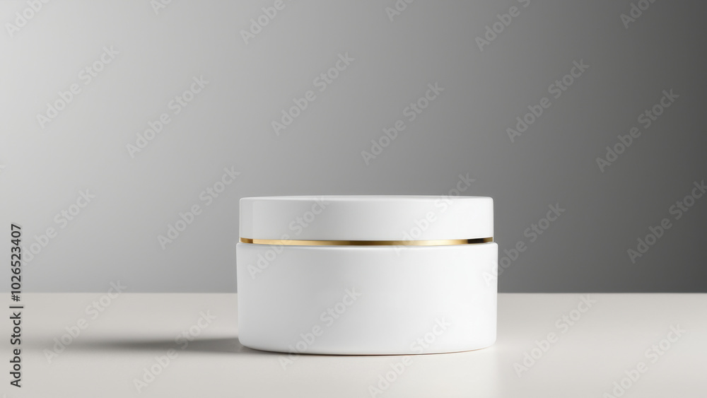 The image displays compact, sleek packaging for hair removal cream, set on a minimalist bathroom counter. Its clean design is perfect for showcasing quality personal care products in a modern setting The image displays compact, sleek packaging for hair removal cream, set on a minimalist bathroom counter. Its clean design is perfect for showcasing quality personal care products in a modern setting
