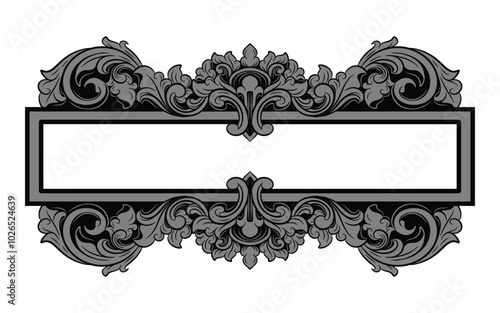 frame with style art engraved luxury