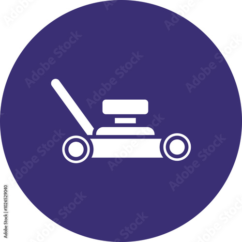 Lawnmower Icon Design