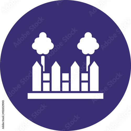 Garden Fence Icon Design