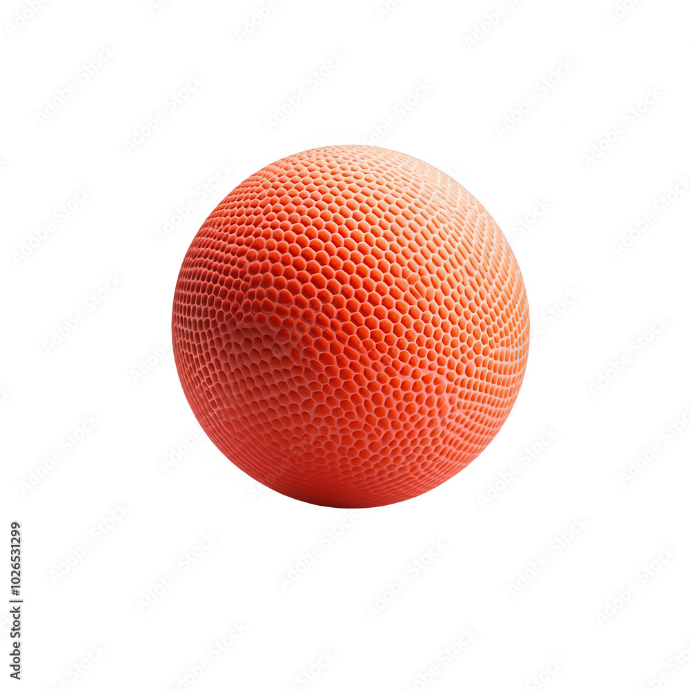 Textured orange ball on a white isolated background for sports or leisure activities. Textured orange ball on a white isolated background for sports or leisure activities.