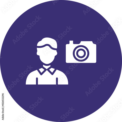 Cameraman Icon Design
