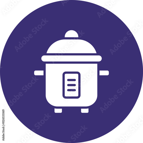 Rice Cooker Icon Design