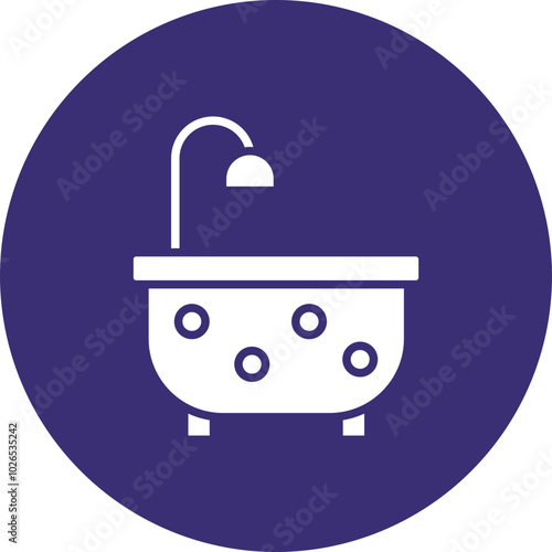 Bathtub Icon Design