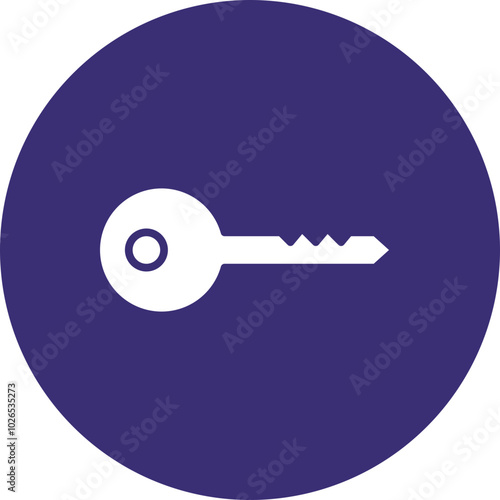 Door Key Icon Design