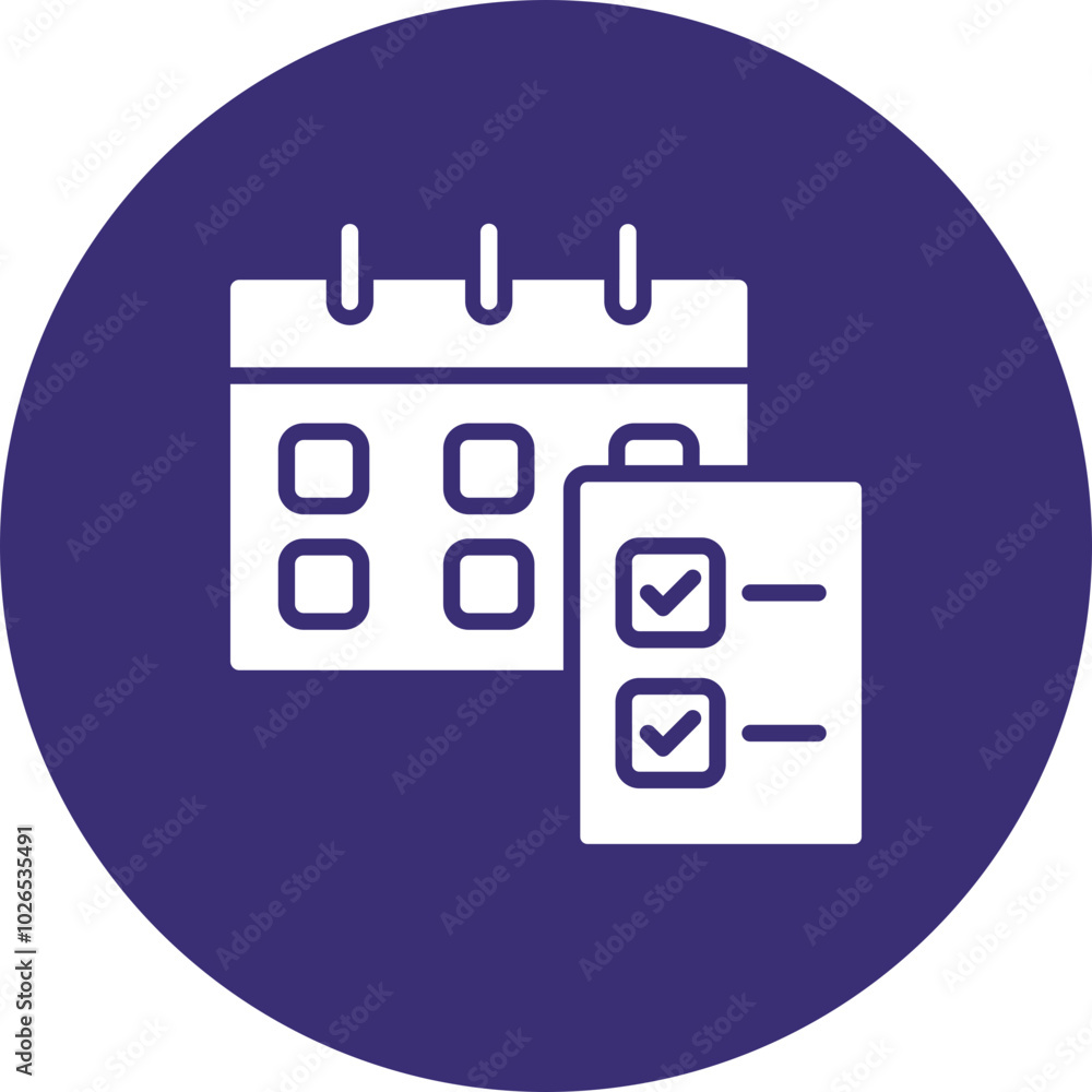 Fototapeta premium Planner Icon Design