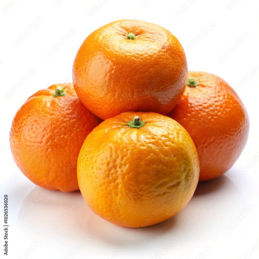 Orange on a crate or a white isolated background Orange on a crate or a white isolated background