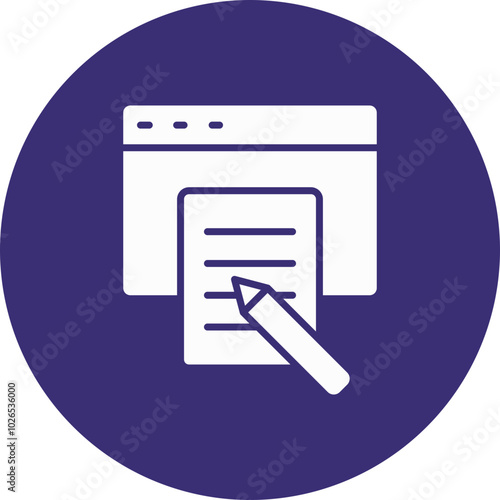 Copywriter Icon Design