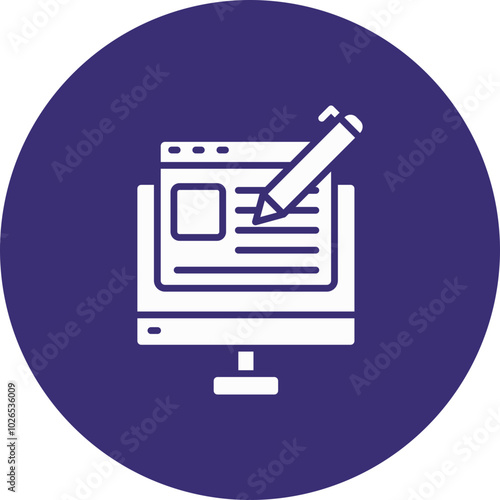 Blogging Icon Design
