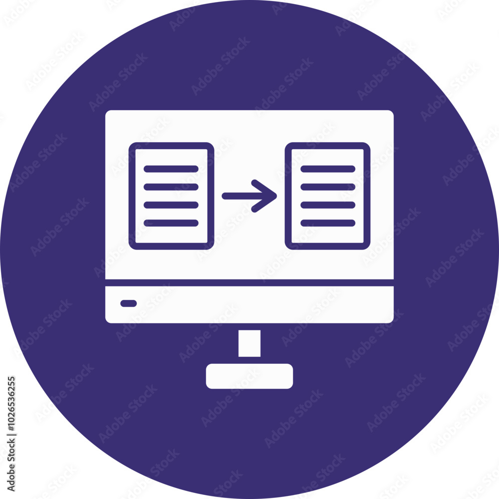 Online Translator Icon Design