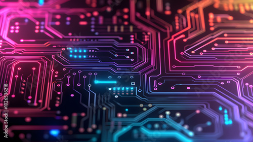 Wallpaper Mural Wireframe of a Vintage Circuit Board with Detailed Design | Aesthetic Blueprint for Electronic Enthusiasts Torontodigital.ca