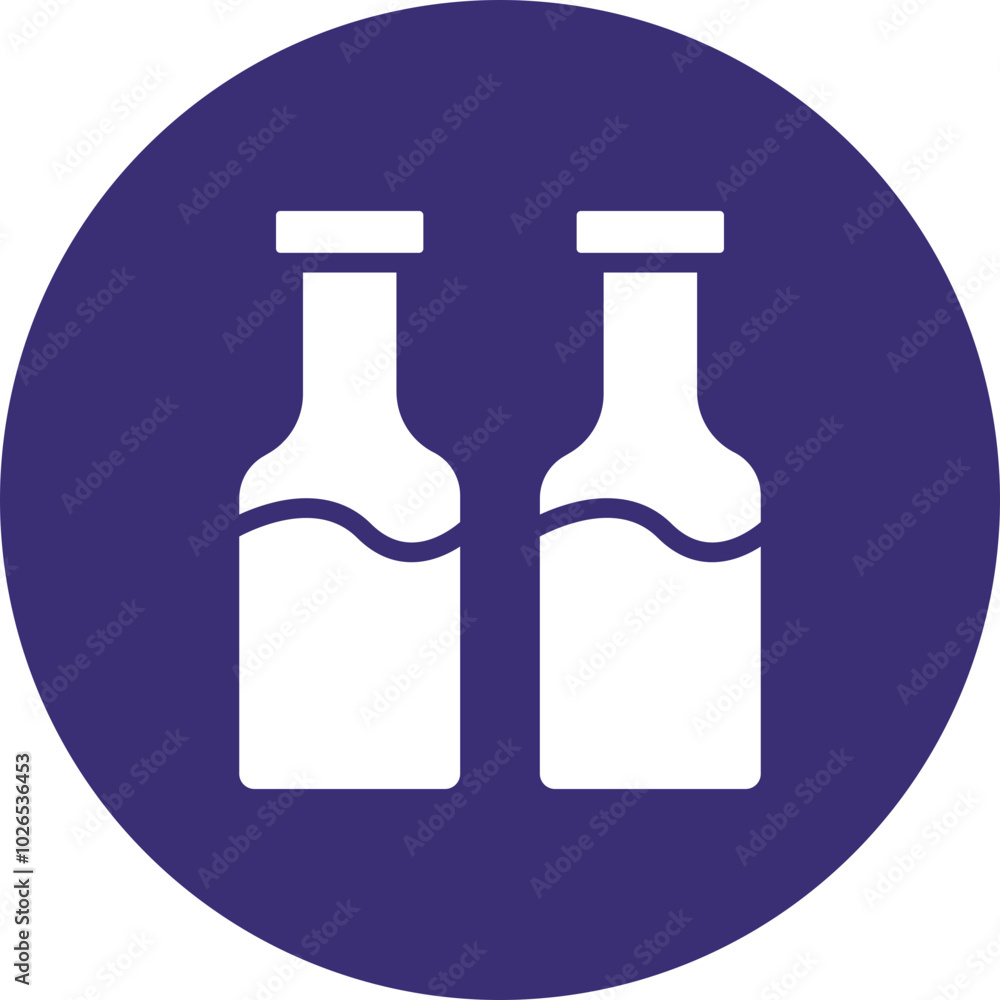 Bottles Icon Design Bottles Icon Design