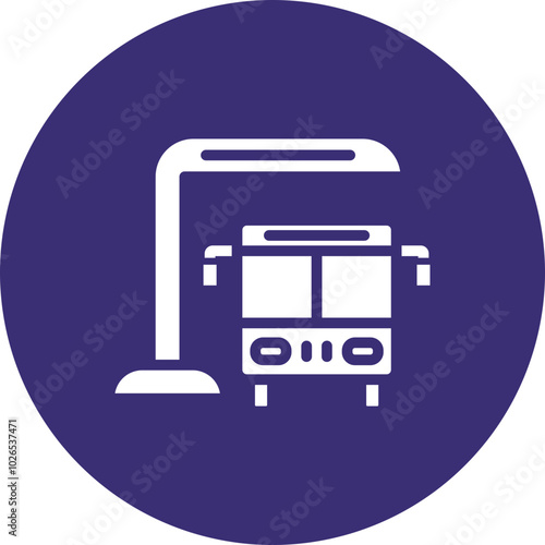 Bus Station Icon Design
