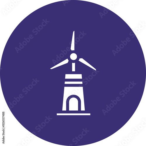 Windmill Icon Design