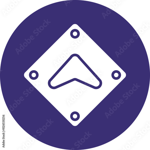 Up Chevron Arrow Icon Design