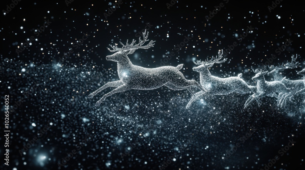 The Majestic Reindeer in Motion The Majestic Reindeer in Motion
