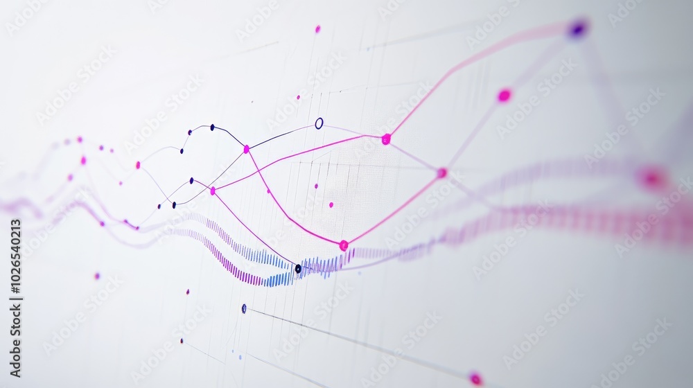 Abstract Data Visualization with Colorful Lines Abstract Data Visualization with Colorful Lines