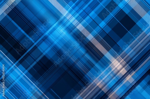 Abstract blue geometric pattern background featuring a checkered design, ideal for presentations, corporate identity, or business design. 