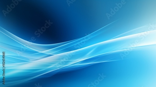 Blue Defocused Blurred Motion Abstract Background with bokeh