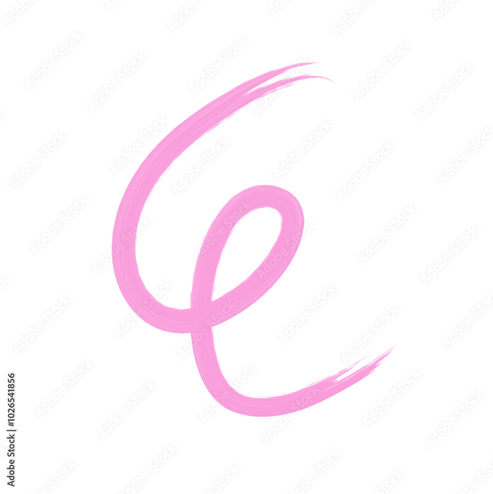 Obraz premium Flat vector ribbons. Flat pink ribbons banners isolated on white background