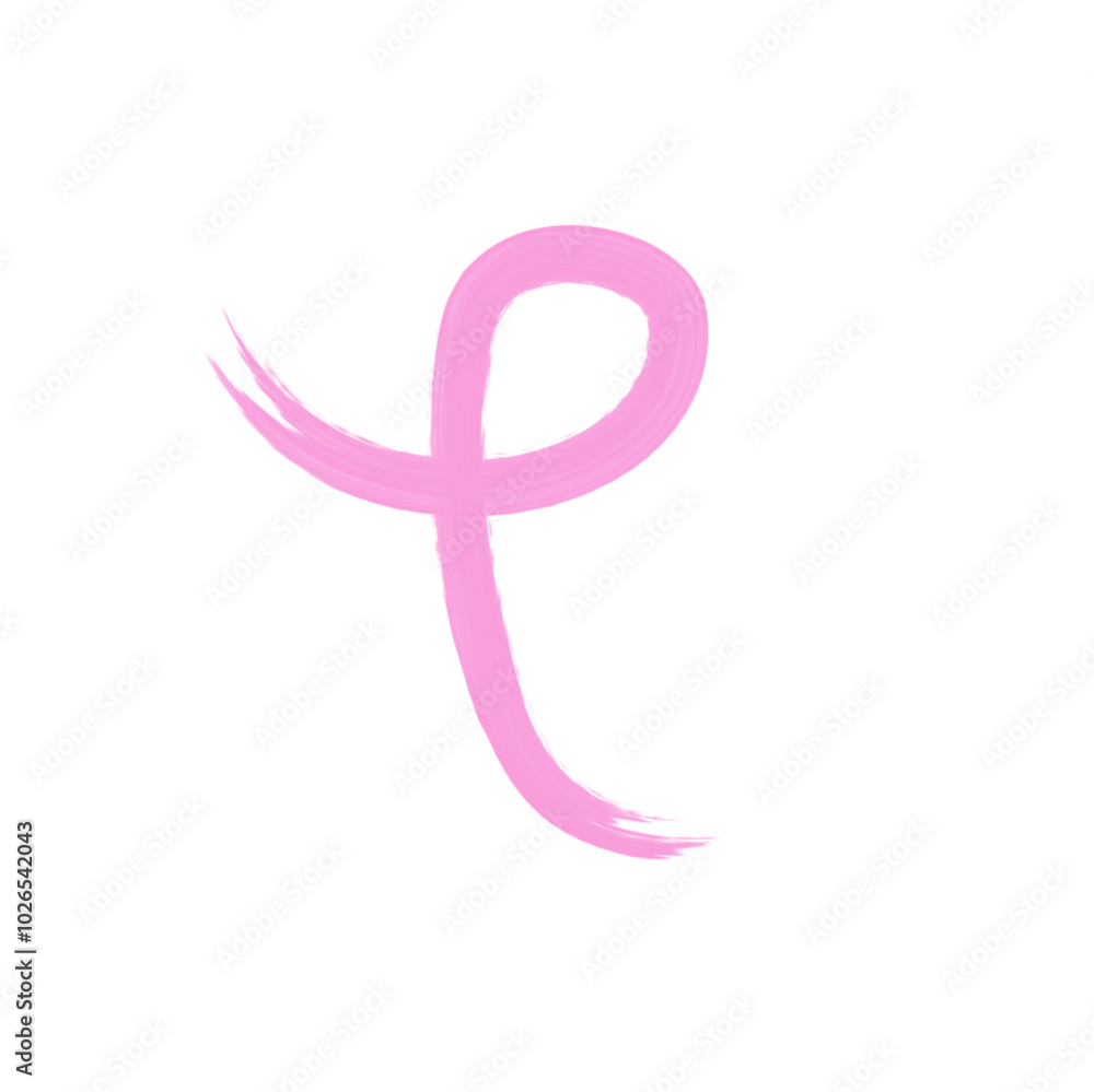 Flat vector ribbons. Flat pink ribbons banners isolated on white background Flat vector ribbons. Flat pink ribbons banners isolated on white background