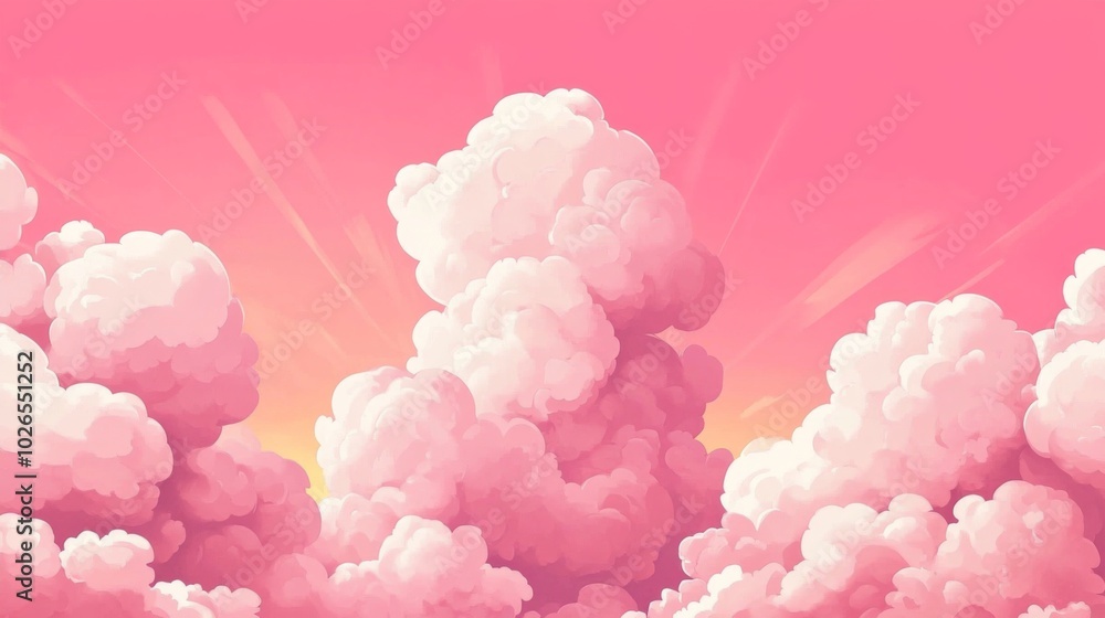 bomb comic background With cloud on pink bomb comic background With cloud on pink