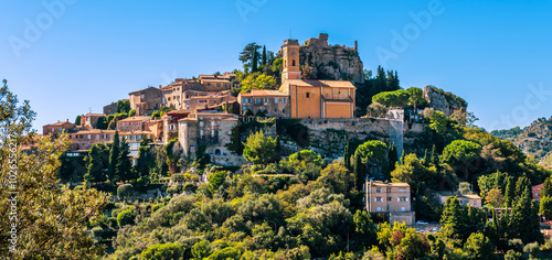Medieval village of Èze, in the Alpes Maritimes, in Provence, France