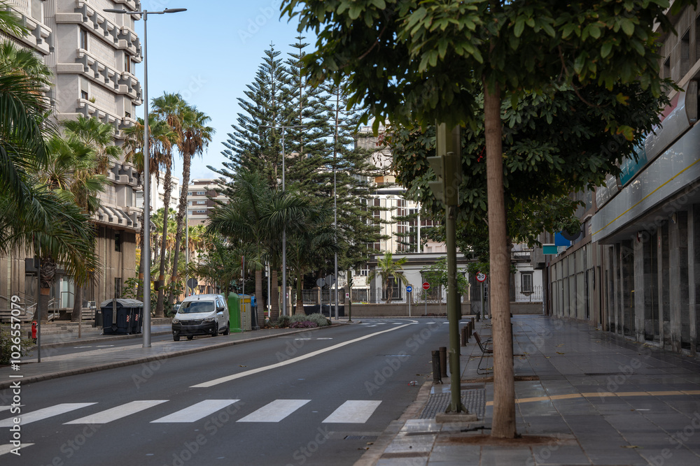 cityscape. Street of Las Palmas de Gran Canaria Center. Gran Canaria. Canary islands. Spain cityscape. Street of Las Palmas de Gran Canaria Center. Gran Canaria. Canary islands. Spain