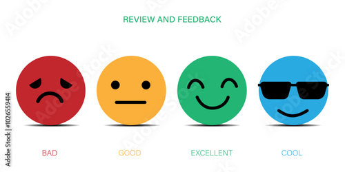 Feedback Rating and Customer Review Satisfaction Survey Concept. Mental Health Assessment, Positive Thinking, Child Wellness, World Mental Health Day Concept Design