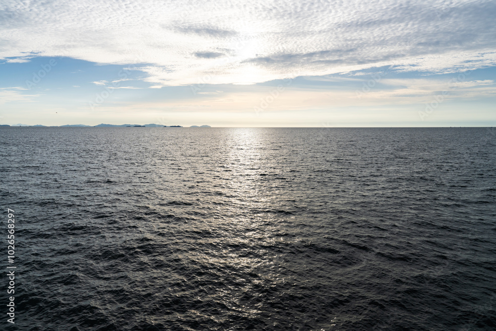 sunset in the cloud over the sea sunset in the cloud over the sea