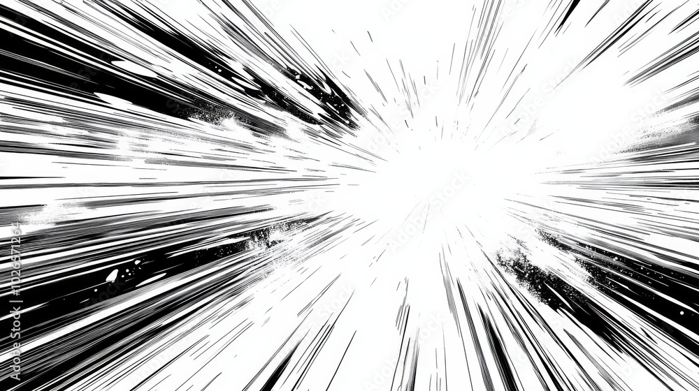 Dynamic Action Comic Book Panel Layout with Diagonal Lines and Speed Outline Effects on a White Background. Dynamic Action Comic Book Panel Layout with Diagonal Lines and Speed Outline Effects on a White Background.
