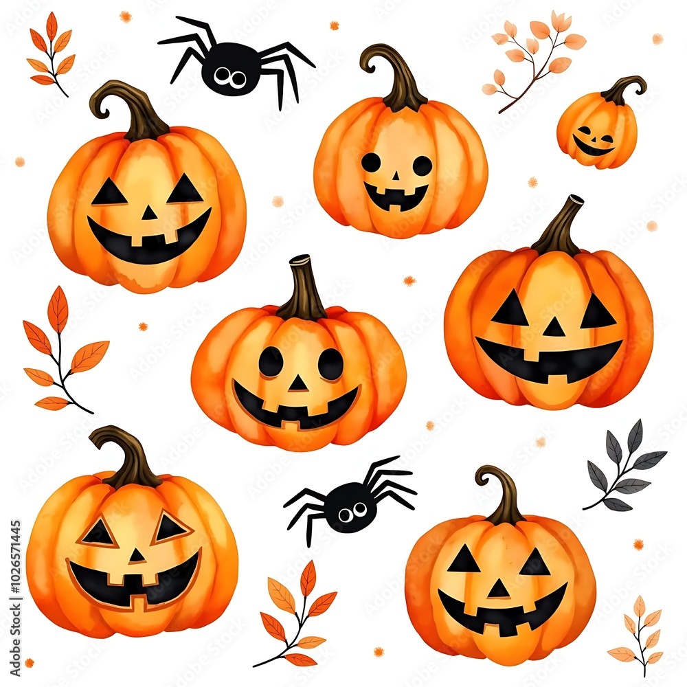 halloween pumpkin seamless pattern halloween pumpkin seamless pattern