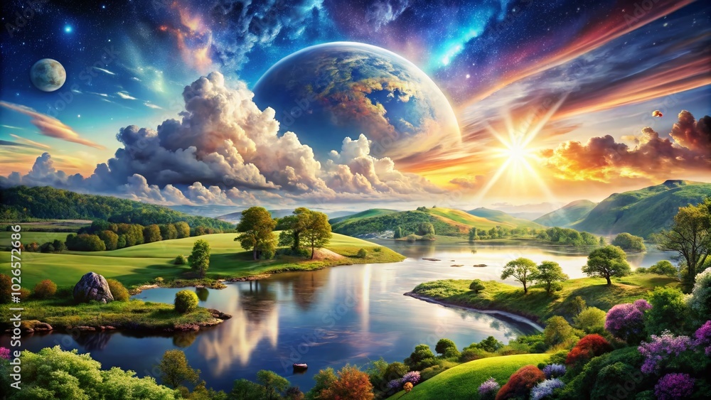 custom made wallpaper toronto digitalStunning Images of New Heaven and New Earth: Inspiring Landscapes and Celestial Views for Spiritual and Nature